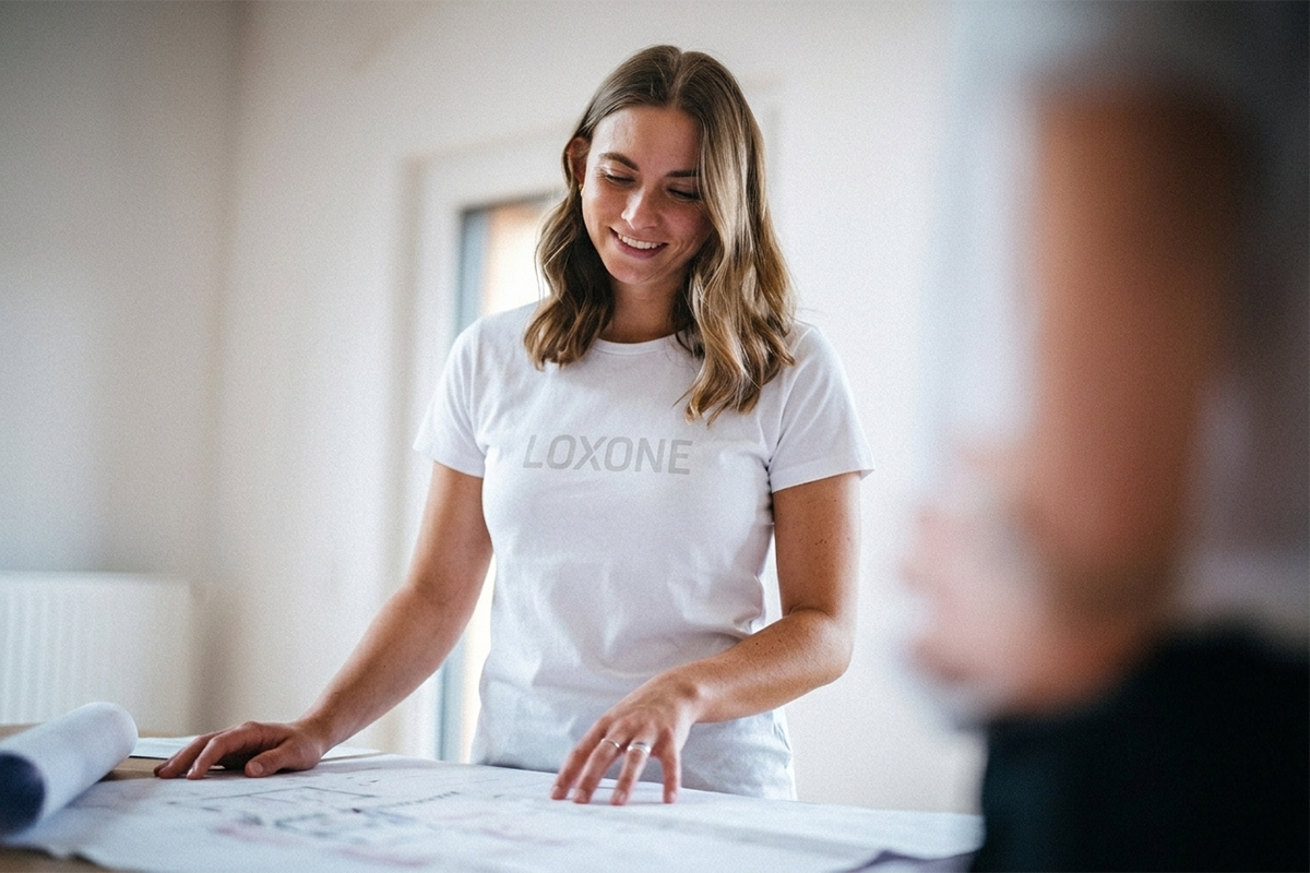 T-Shirt Damen Corporate Weiß