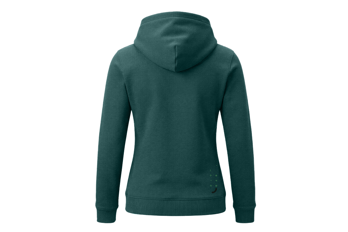 Hoodie Damen Lifestyle Dunkelgrün