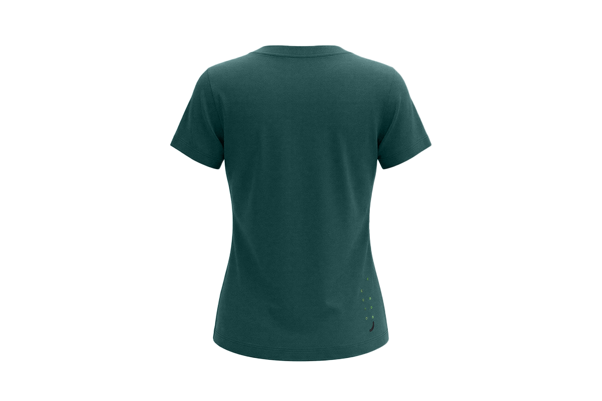 T-Shirt Damen Lifestyle Dunkelgrün