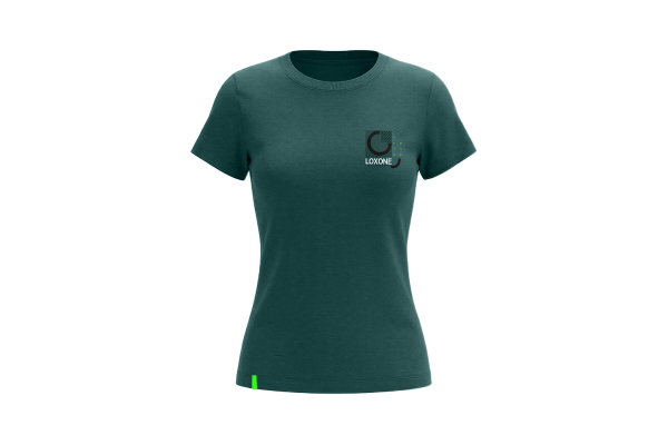 T-Shirt Damen Lifestyle Dunkelgrün